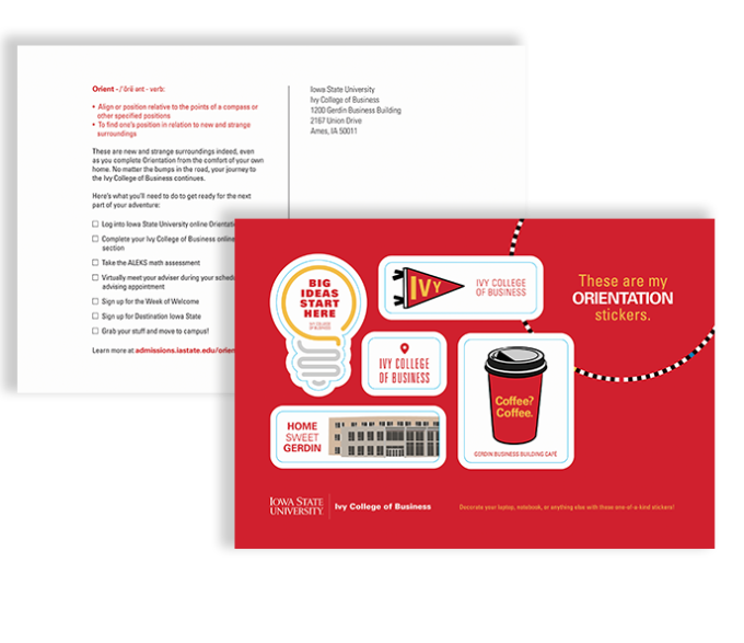 custom postcard stickers